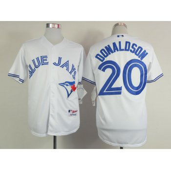 Toronto Blue Jays #20 Josh Donaldson White Jersey