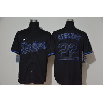 Men's Los Angeles Dodgers #24 Kobe Bryant Lights Out Black Fashion Stitched MLB Cool Base Nike Jersey