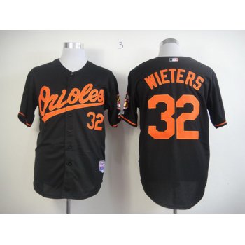 Baltimore Orioles #32 Matt Wieters Black Jersey