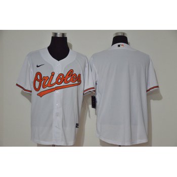 Men's Baltimore Orioles Blank White Stitched MLB Cool Base Nike Jersey