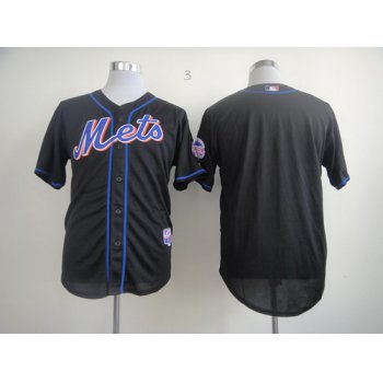 New York Mets Blank Black Jersey