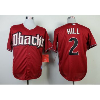 Arizona Diamondbacks #2 Aaron Hill Red Jersey