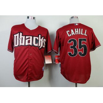 Arizona Diamondbacks #35 Trevor Cahill Red Jersey