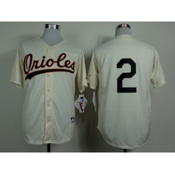 Baltimore Orioles #2 J.J. Hardy 1954 Cream Jersey