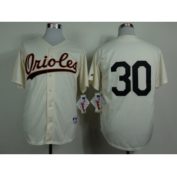 Baltimore Orioles #30 Chris Tillman 1954 Cream Jersey