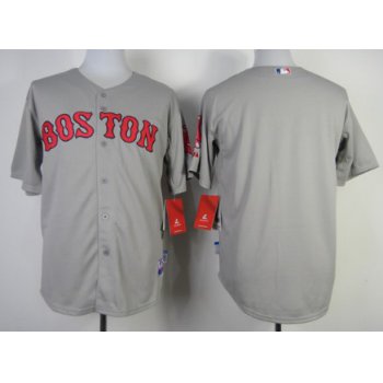 Boston Red Sox Blank 2014 Gray Jersey