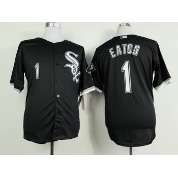 Chicago White Sox #1 Adam Eaton Black Jersey