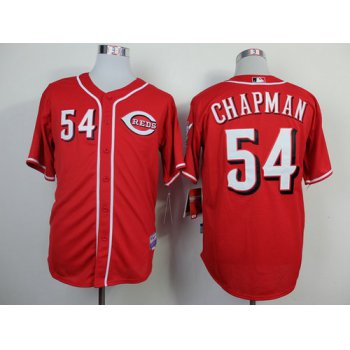 Cincinnati Reds #54 Aroldis Chapman Red Jersey