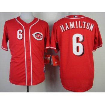 Cincinnati Reds #6 Josh Hamilton Red Jersey