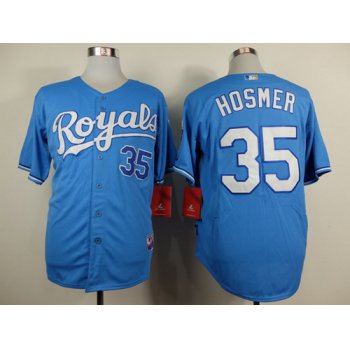 Kansas City Royals #35 Eric Hosmer Light Blue Jersey