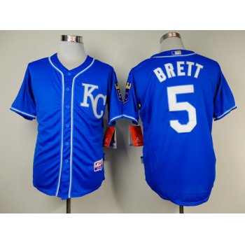 Kansas City Royals #5 George Brett 2014 Blue Jersey