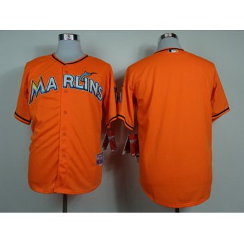 Miami Marlins Blank Orange Jersey