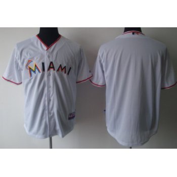 Miami Marlins Blank White Jersey