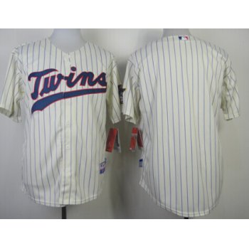 Minnesota Twins Blank Cream Jersey