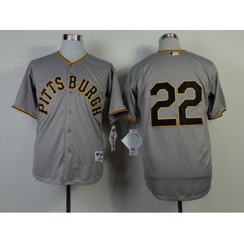 Pittsburgh Pirates #22 Andrew McCutchen 1953 Gray Jersey