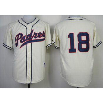 San Diego Padres #18 Carlos Quentin 1948 Cream Jersey