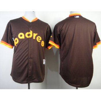 San Diego Padres Blank 1984 Brown Jersey