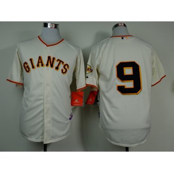 San Francisco Giants #9 Brandon Belt Cream Jersey