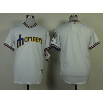 Seattle Mariners Blank 1979 White Pullover Jersey