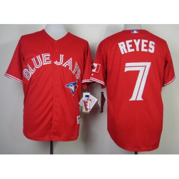 Toronto Blue Jays #7 Jose Reyes Red Jersey