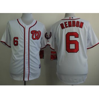 Washington Nationals #6 Anthony Rendon White Jersey