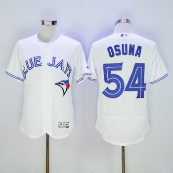 Men's Toronto Blue Jays #54 Roberto Osuna White 2016 Flexbase Majestic Baseball Jersey