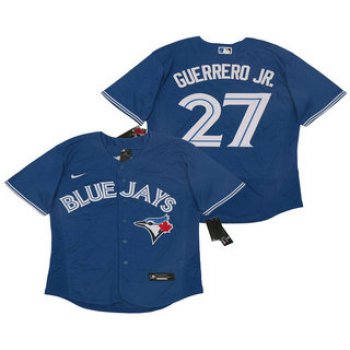 Men's Toronto Blue Jays #27 Vladimir Guerrero Jr. Blue Stitched MLB Flex Base Nike Jersey