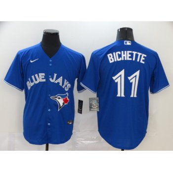 Men's Toronto Blue Jays #11 Bo Bichette Blue Stitched MLB Cool Base Nike Jersey