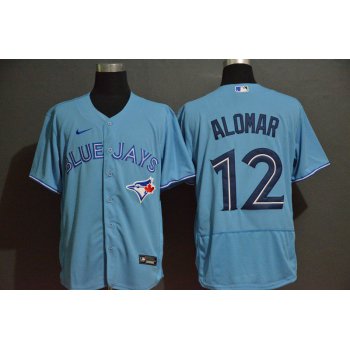 Men's Toronto Blue Jays #12 Roberto Alomar Blue Stitched MLB Flex Base Nike Jersey