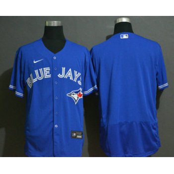 Men's Toronto Blue Jays Blank Blue Stitched MLB Flex Base Nike Jersey