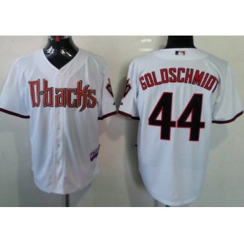 Arizona Diamondbacks #44 Paul Goldschmidt White Jersey