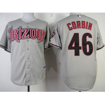 Arizona Diamondbacks #46 Patrick Corbin Gray Jersey