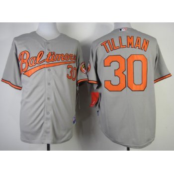 Baltimore Orioles #30 Chris Tillman Gray Jersey