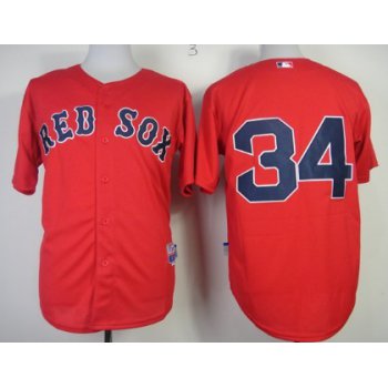 Boston Red Sox #34 David Ortiz Red Jersey