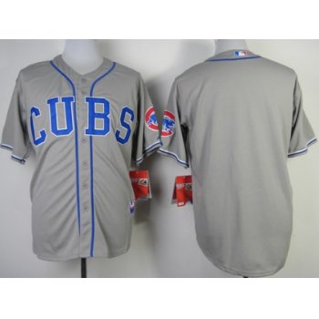 Chicago Cubs Blank 2014 Gray Jersey