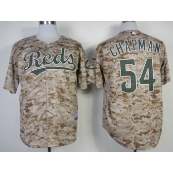 Cincinnati Reds #54 Aroldis Chapman 2014 Camo Jersey