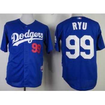 Los Angeles Dodgers #99 Hyun-Jin Ryu Blue Jersey