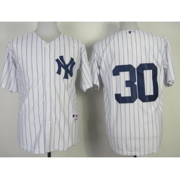 New York Yankees #30 David Robertson White Jersey