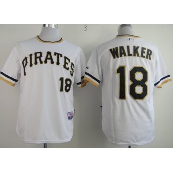 Pittsburgh Pirates #18 Neil Walker White Pullover Cool Base Jersey