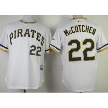 Pittsburgh Pirates #22 Andrew McCutchen White Pullover Cool Base Jersey