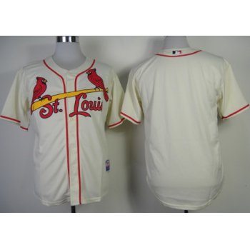 St. Louis Cardinals Blank Cream Jersey