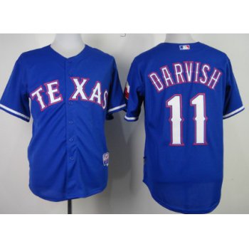 Texas Rangers #11 Yu Darvish 2014 Blue Jersey