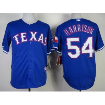 Texas Rangers #54 Matt Harrison 2014 Blue Jersey