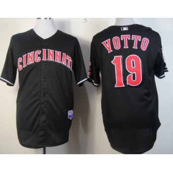 Cincinnati Reds #19 Joey Votto 2013 Black Jersey