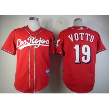 Cincinnati Reds #19 Joey Votto 2013 Red Jersey