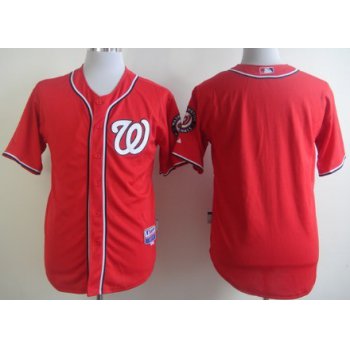 Washington Nationals Blank Red Jersey