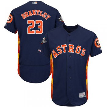 Astros #23 Michael Brantley Navy Blue Flexbase Authentic Collection 2019 World Series Bound Stitched Baseball Jersey