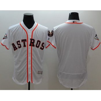 Astros Blank White Flexbase Authentic Collection 2019 World Series Bound Stitched Baseball Jersey