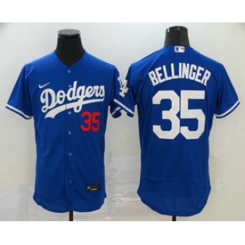 Men's Los Angeles Dodgers #35 Cody Bellinger Blue Stitched MLB Flex Base Nike Jersey