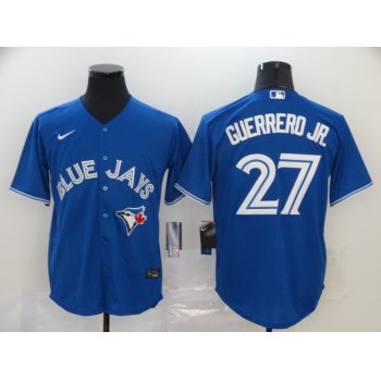 Men's Toronto Blue Jays #27 Vladimir Guerrero Jr. Blue Stitched MLB Cool Base Nike Jersey